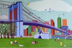 A Good Day at the Brooklyn Bridge